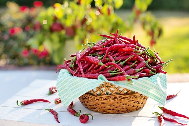 scala di piccantezza del peperoncino