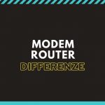 modem e router differenze