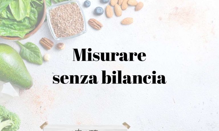 Misurare senza bilancia